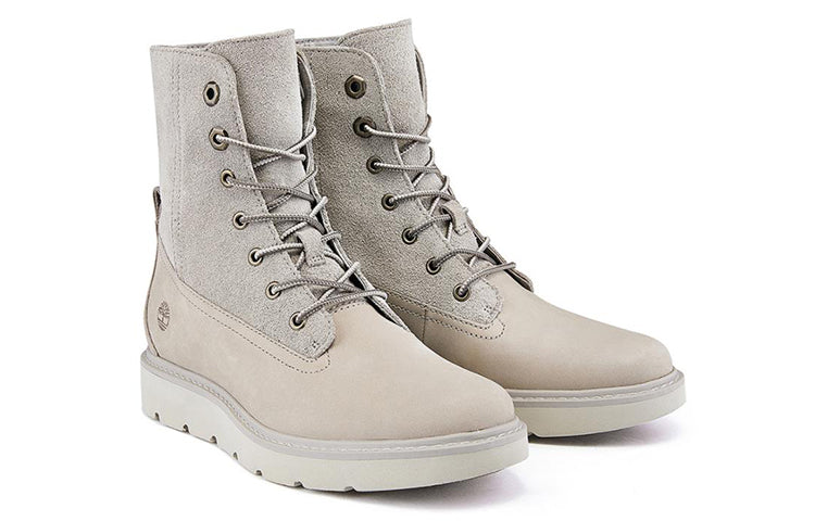 (WMNS) Timberland Auth Teddy Fleece 'Winter White Nubuck' A1S7GW