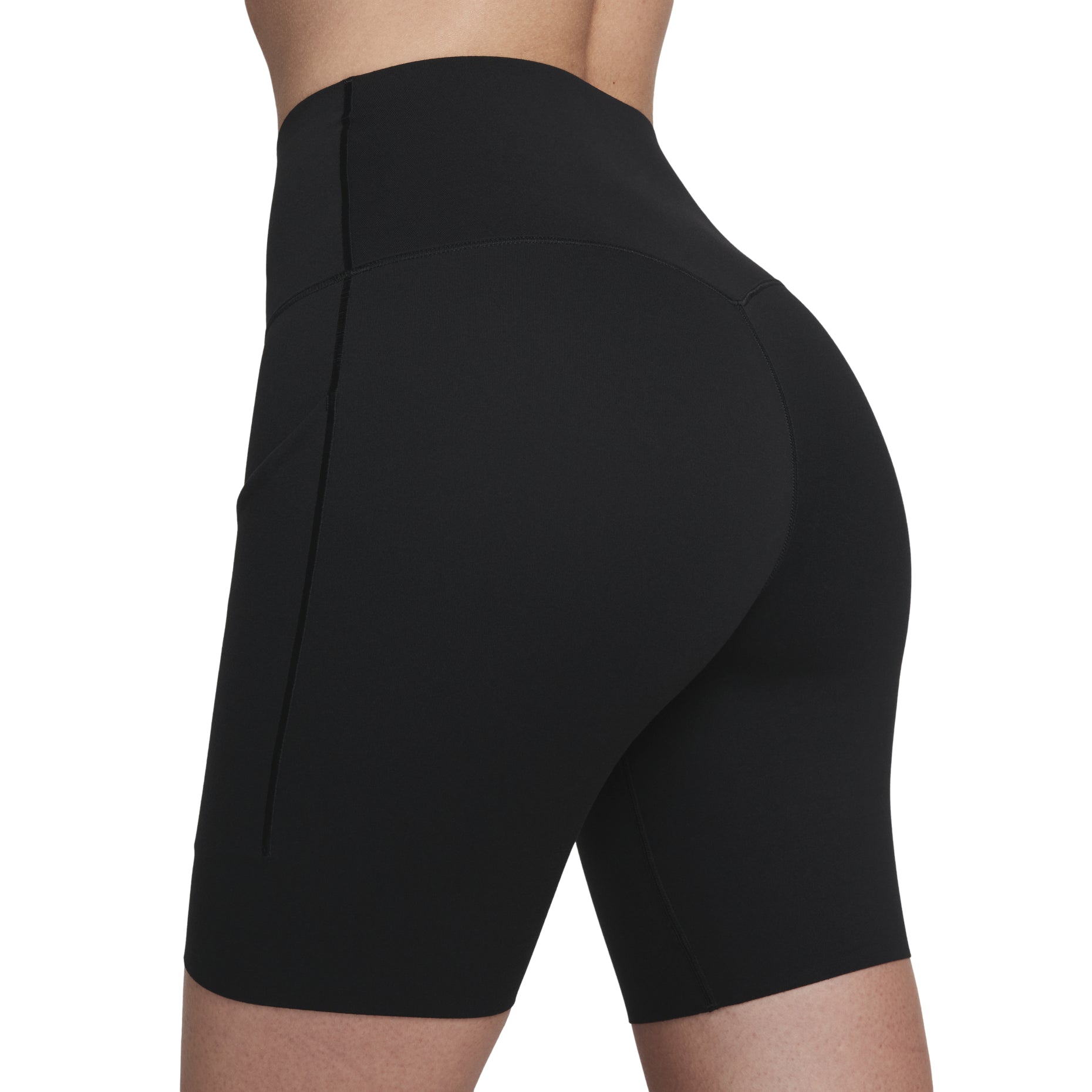 (WMNS) NIKE DRI-FIT UNIVERSA MEDIUM-SUPPORT SHORTS WITH POCKETS 'Black' DQ5995-010
