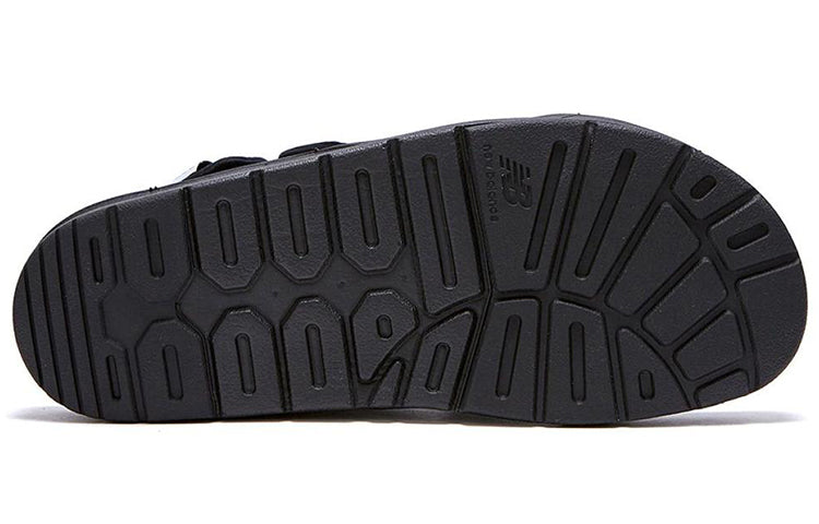 New Balance 3205 Series Velcro Minimalistic Casual Black Sandals 'Black White' SD3205GBK