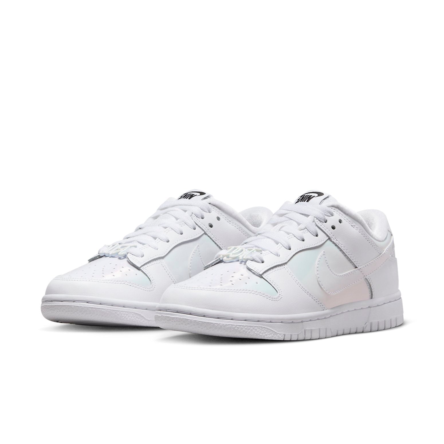 (WMNS) Nike Dunk Low 'Just Do It - White Iridescent' FD8683-100