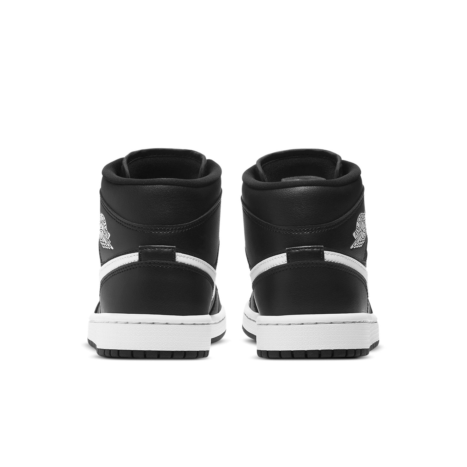 (WMNS) Air Jordan 1 Mid 'Black White' BQ6472-011