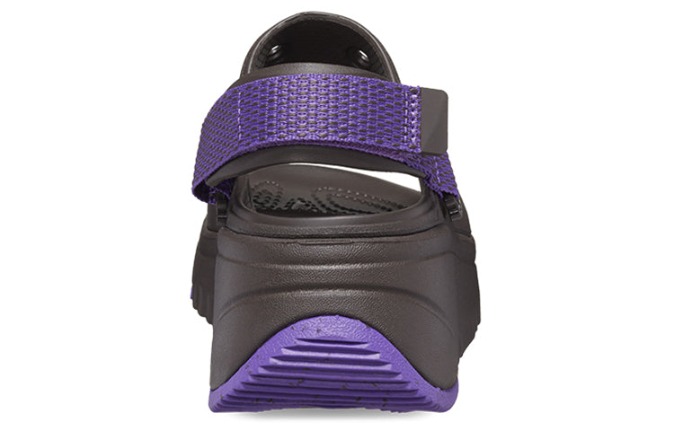 (WMNS) Crocs Hiker Xscape Sandal 'Espresso Neon Purple' 208181-2A0