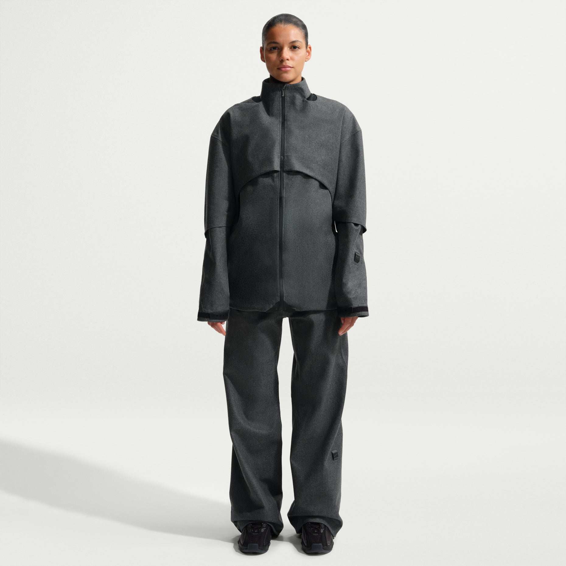 Nike x NOCTA CODE Flow Jacket 'Gray Heather Dark Gray' HQ4472-050
