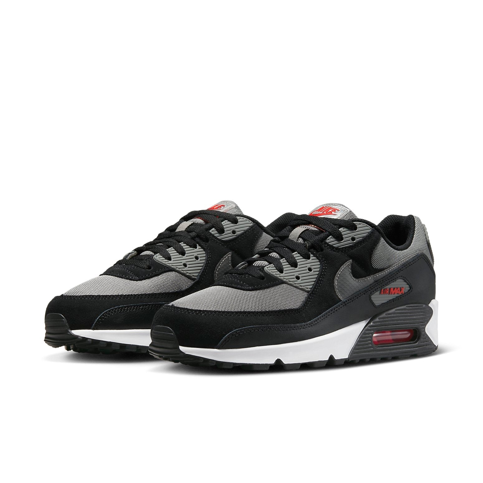 Nike Air Max 90 'Black Pewter Red' FD0664-001
