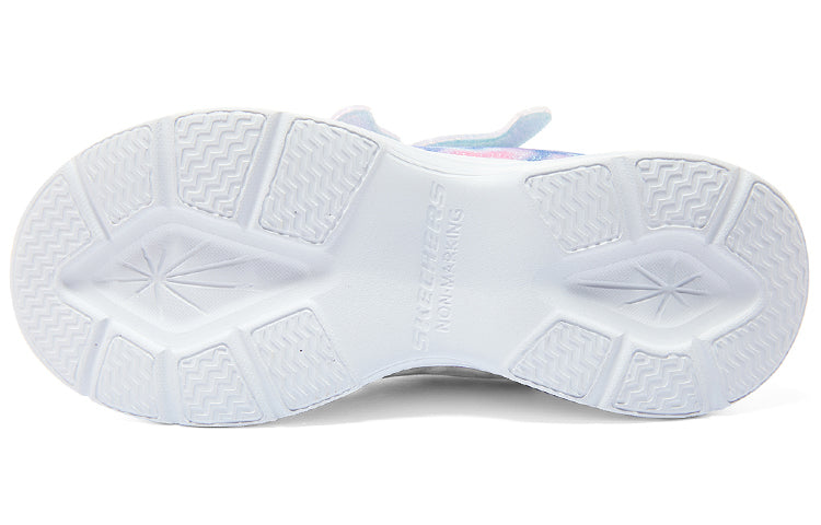 (GS) Skechers Glimmer Kicks-Fairy Chaser Lighted Sneakers 'Blue Multi' 303260L-LBLV