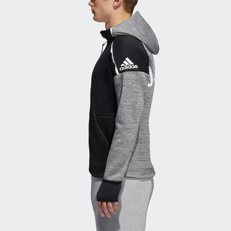 adidas M Zne hd Fr Sports hooded Knit Jacket Black DN5791