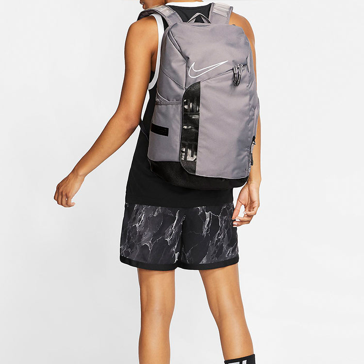 Nike Elite Pro Basketball schoolbag Backpack Gray 'Grey Black' BA6164-056