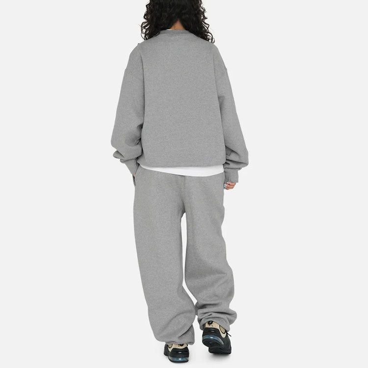 Nike x Stussy Crew Fleece Hoodies Asia Sizing 'Grey' DO9338-063