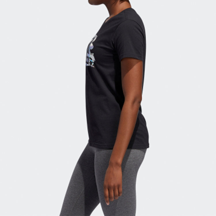 (WMNS) adidas I See You Badge of Sport Tee 'Black' ED8169