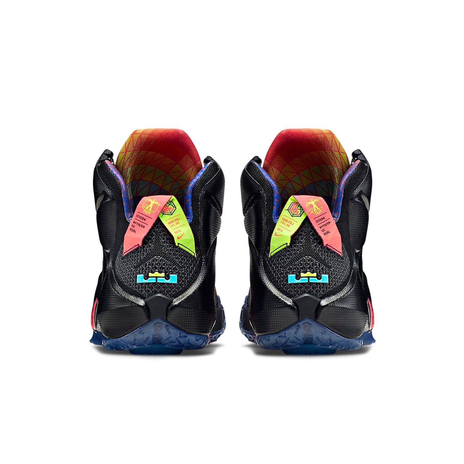Nike Lebron 12 EP Data James 'Black Red' 707781-068