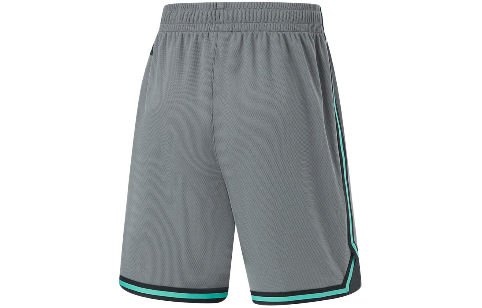 Li-Ning CBA Logo Basketball Suit 'Grey Green' AATU019-8