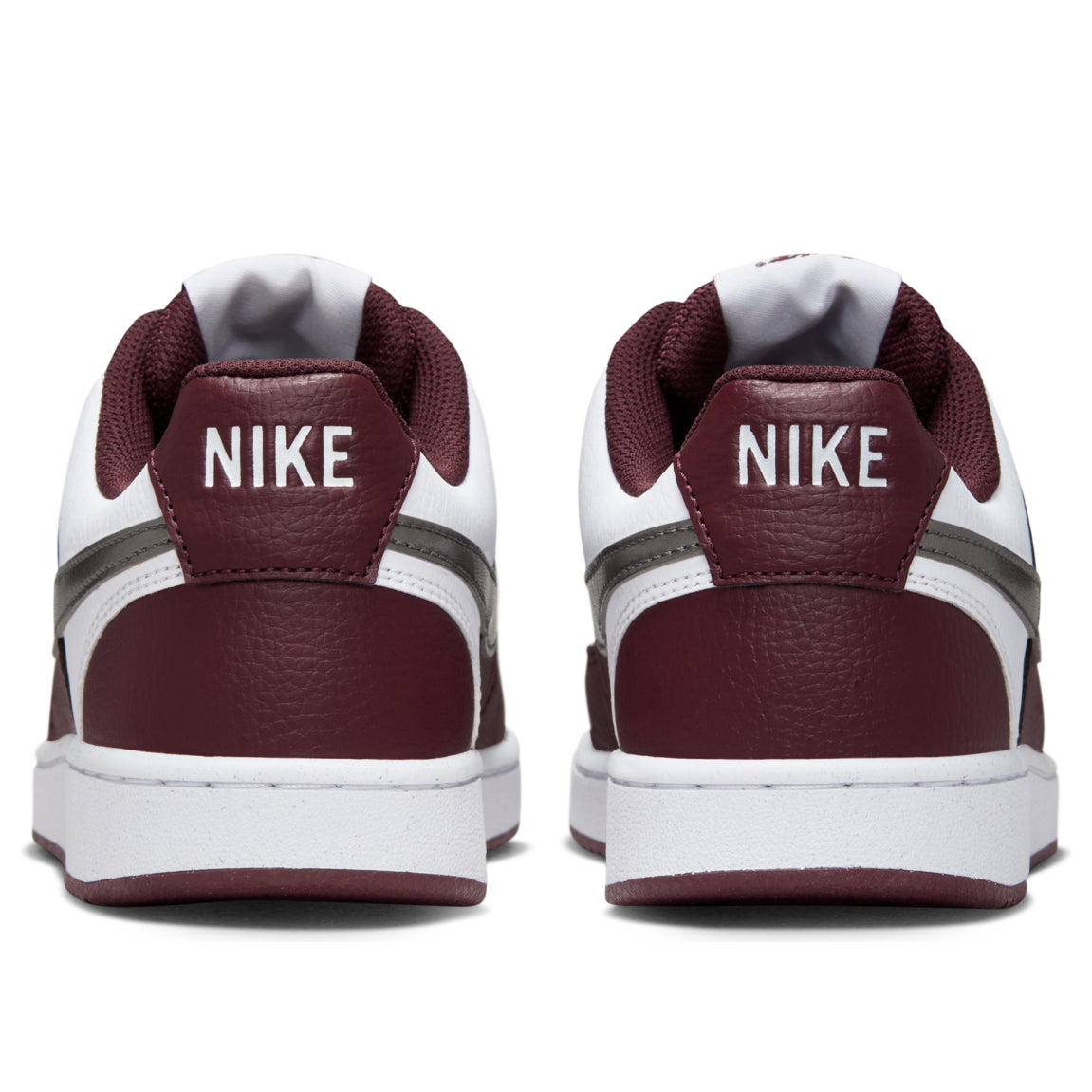 (WMNS) Nike Court Vision Low 'White Metallic Pewter Burgundy'  IM7647-100