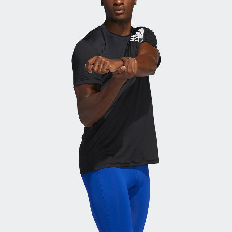 adidas Ask 2 Ftd Bos T Logo Printing Sports Training Short Sleeve Black GH5106