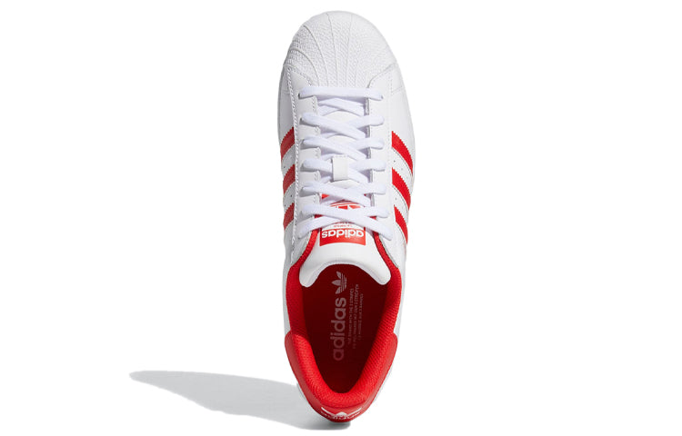 adidas Superstar 'Cloud White Vivid Red' GZ3741