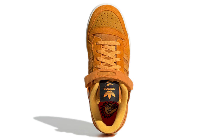 adidas originals Unisex Forum 84 Low Yellow Spicy Sneakers Orange GY8997