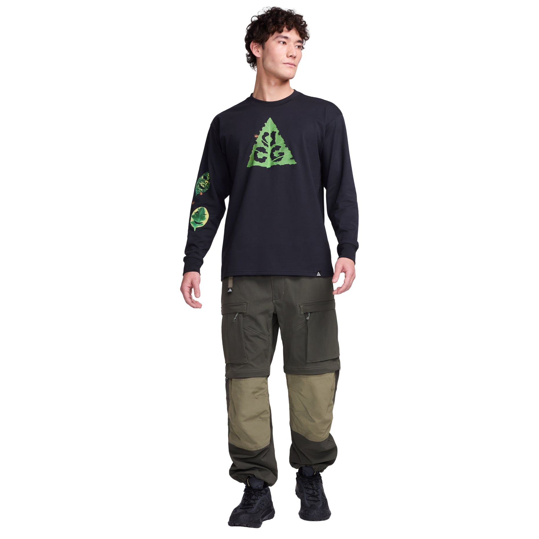 Nike Long Sleeves T-Shirt Asia Sizing 'Black' HJ0803-010