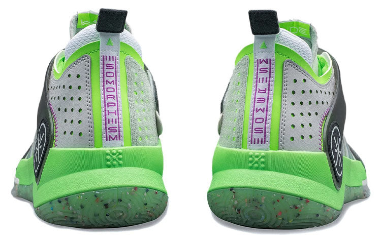 Li-Ning Wade Fission 7 'Grey Light Green' ABPR025-1