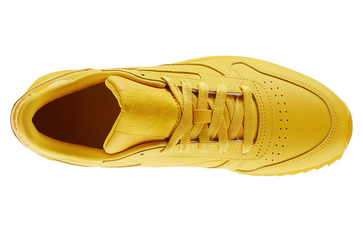 (WMNS) Reebok Classic Leather Running Shoes Yellow CN5123