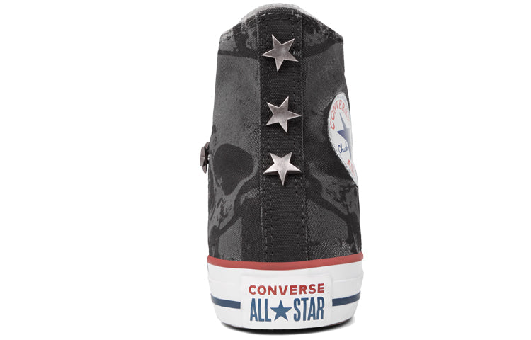 Converse Chuck Taylor All Star Skull Tattoo High Top Gray White 165779C
