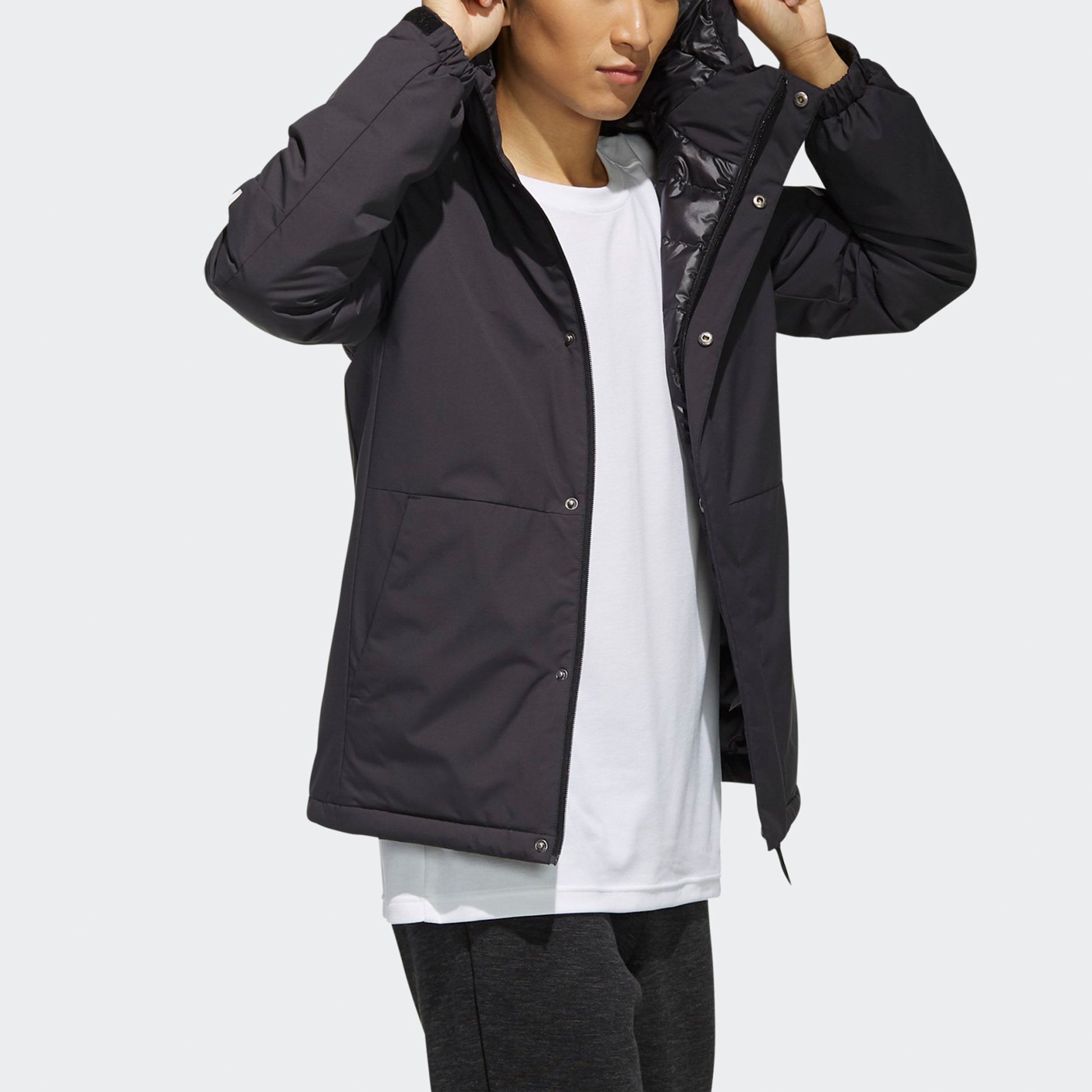 adidas 3ST Down Jkt Outdoor Sports Down Jacket Black EH3995