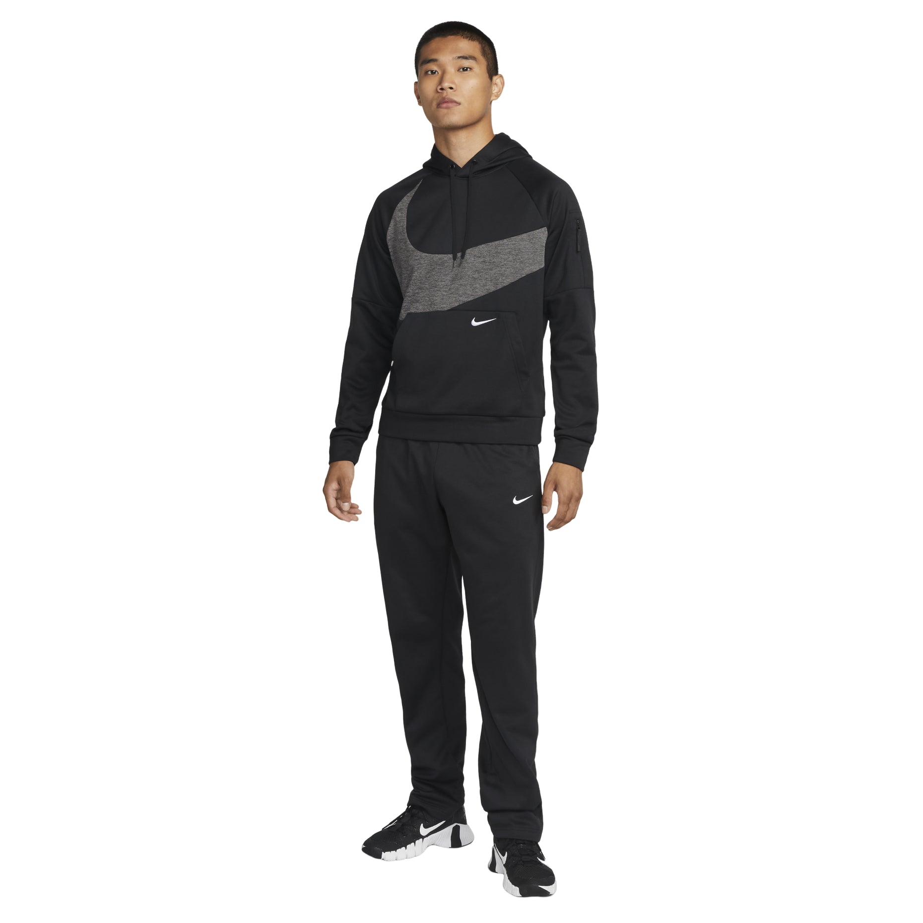 Nike Therma-Fit Swoosh Pullover Hoodie 'Black' DQ5402-010