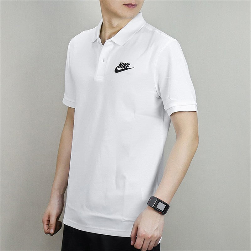 Nike Casual Sports Short Sleeve Polo Shirt White 909747-100