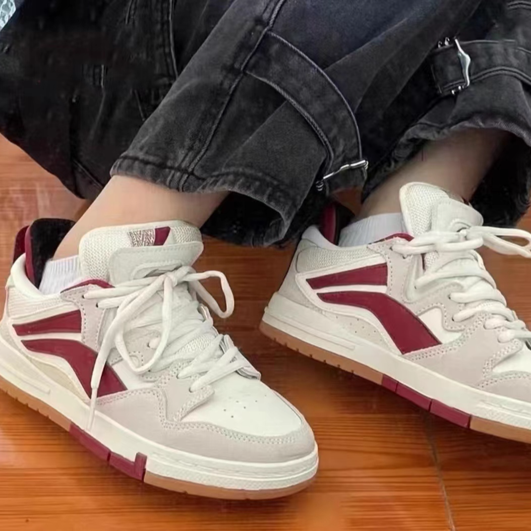 (WMNS) Li-Ning Wave Pro 'Grey Red' AECS060-1