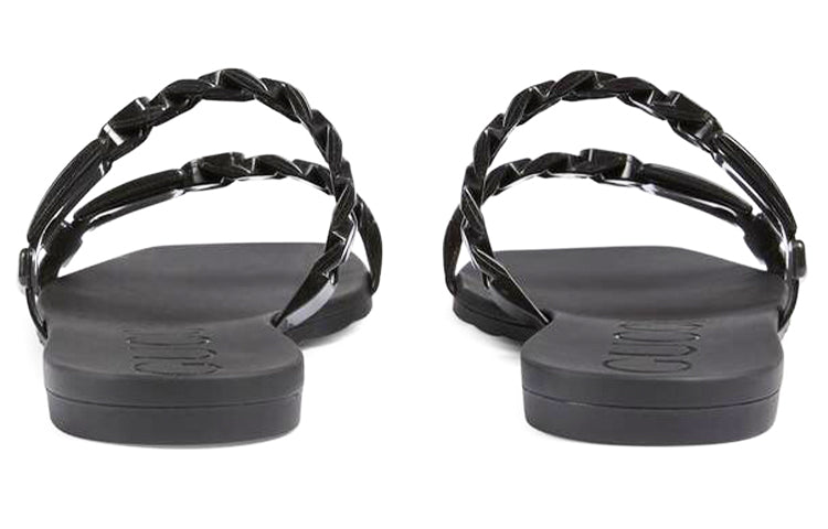 (WMNS) Gucci Rubber Slide Sandal 'Black' 624731-J8700-1000