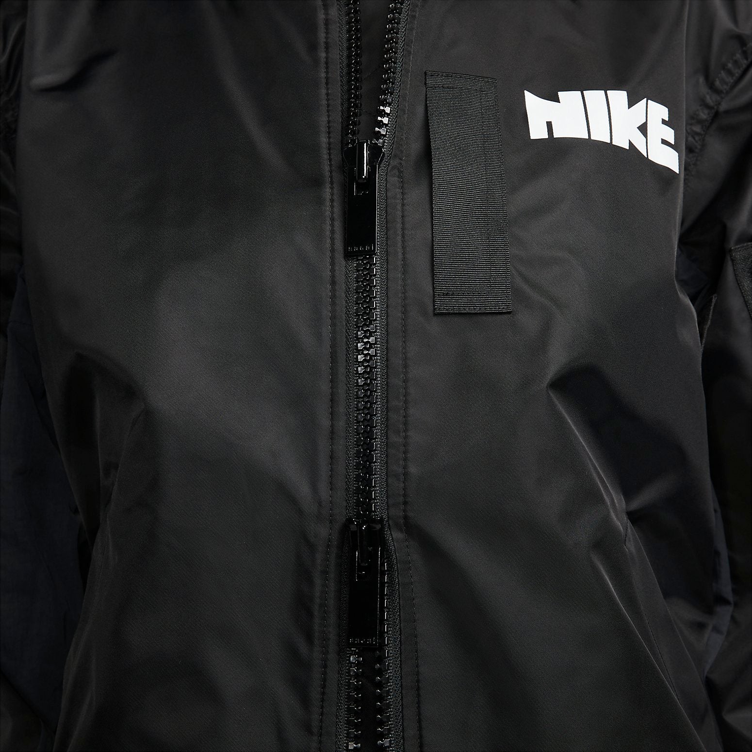 (WMNS) Nike x sacai Layered Bomber Jacket 'Black' CV5686-010