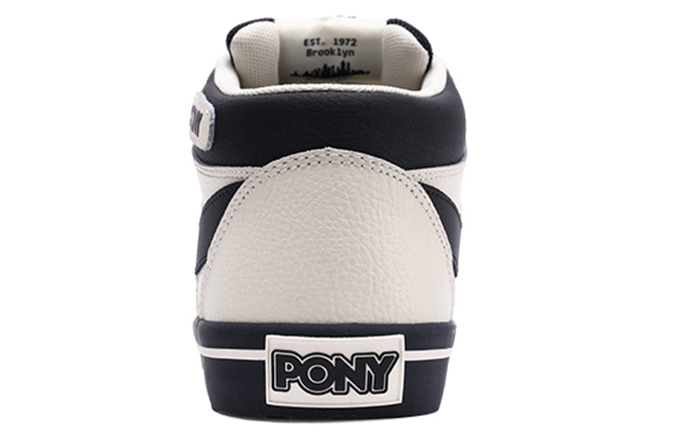PONY Atop Skateboarding 'White Black' 03M1AT08BE