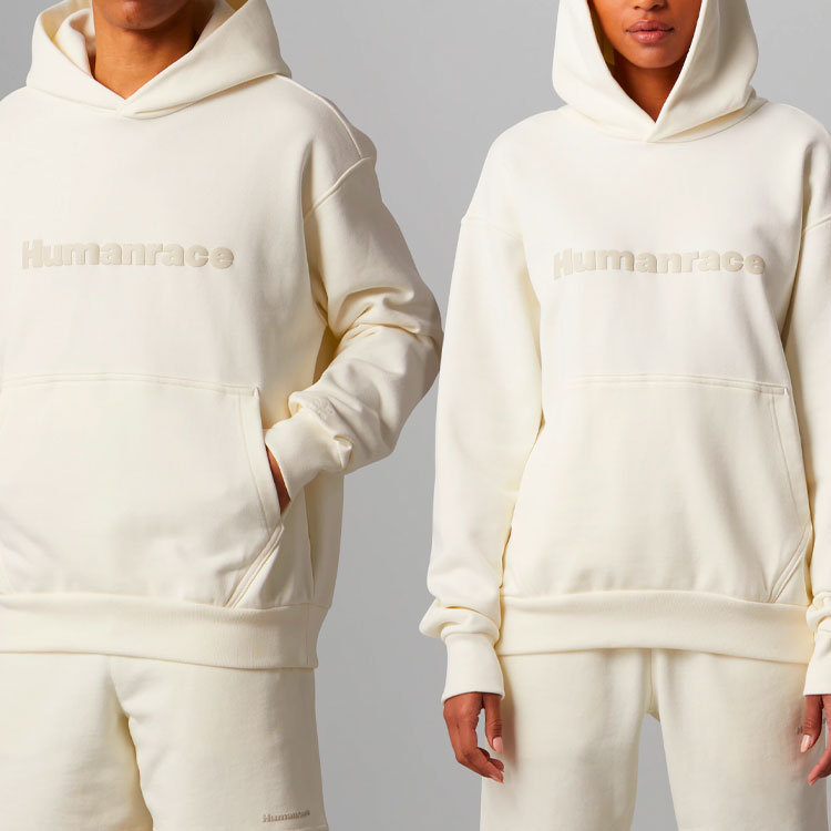 adidas x Pharrell Humanrace Logo Hoodie 'Beige' HG1815