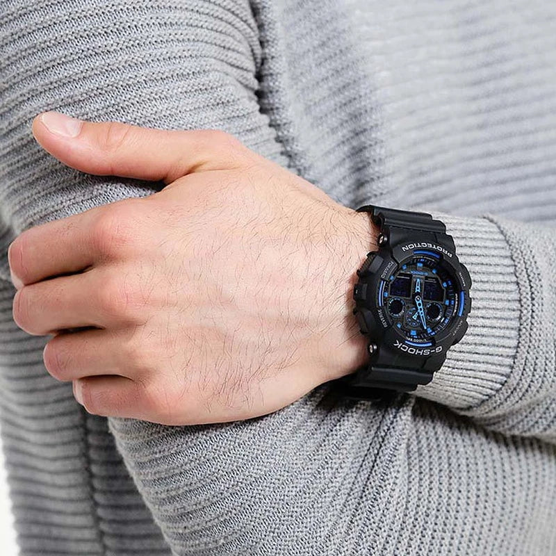 CASIO G-Shock Analog-Digital 'Black' GA-100-1A2
