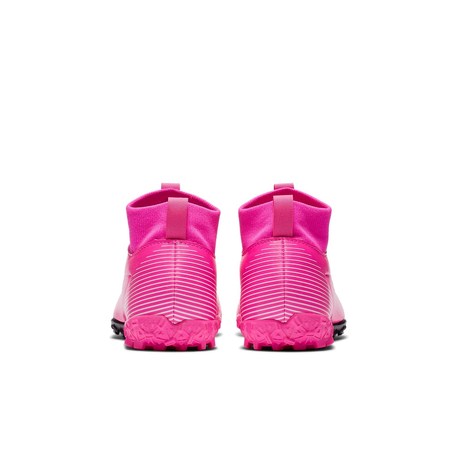 (GS) Nike JR Mercurial Superfly 7 ACADEMY KM TF Artificial-Turf Soccer Shoe 'Pinkred White Black' DB5616-611