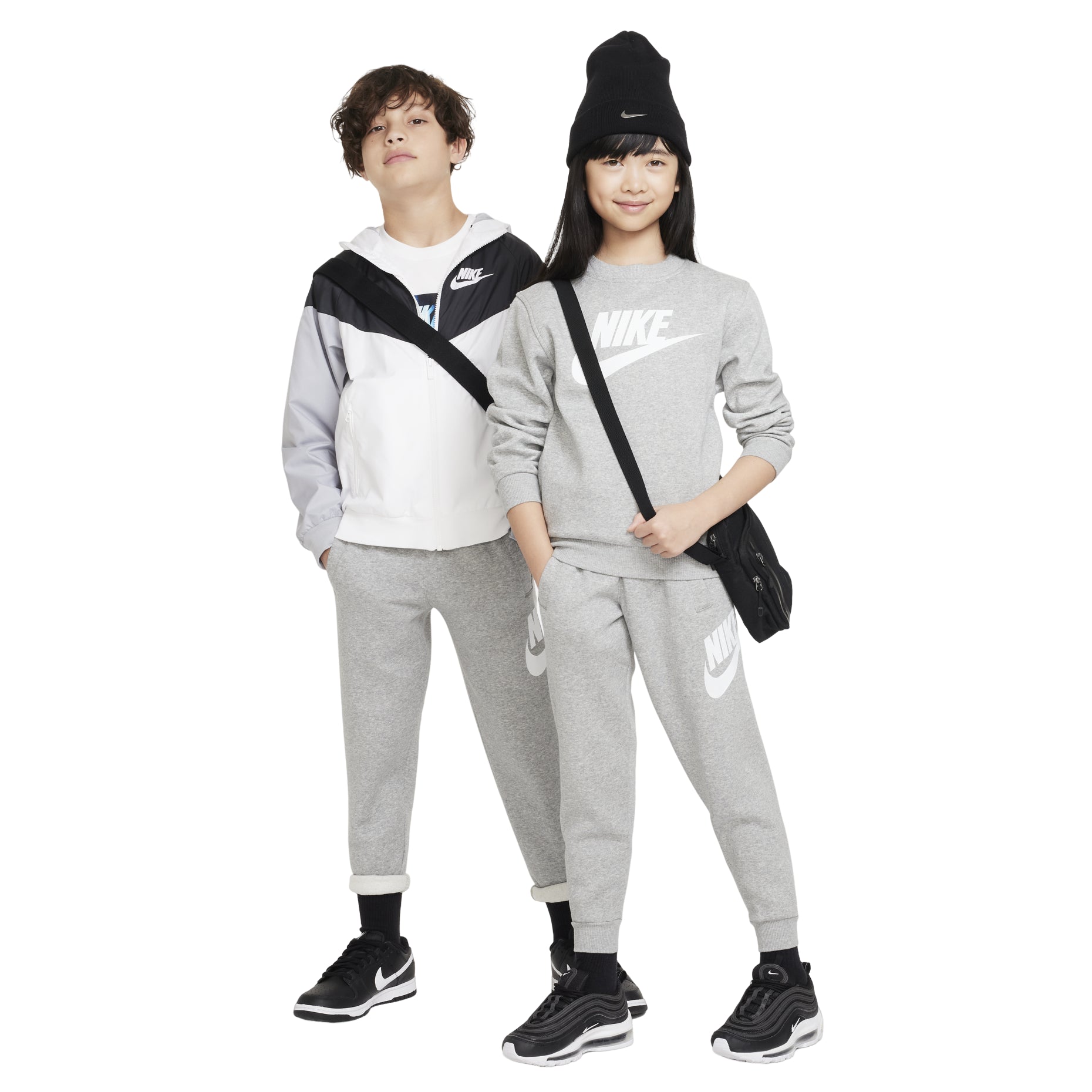 (GS) Nike Club Fleece Joggers Sweatpants 'Dark Grey' FD2995-063