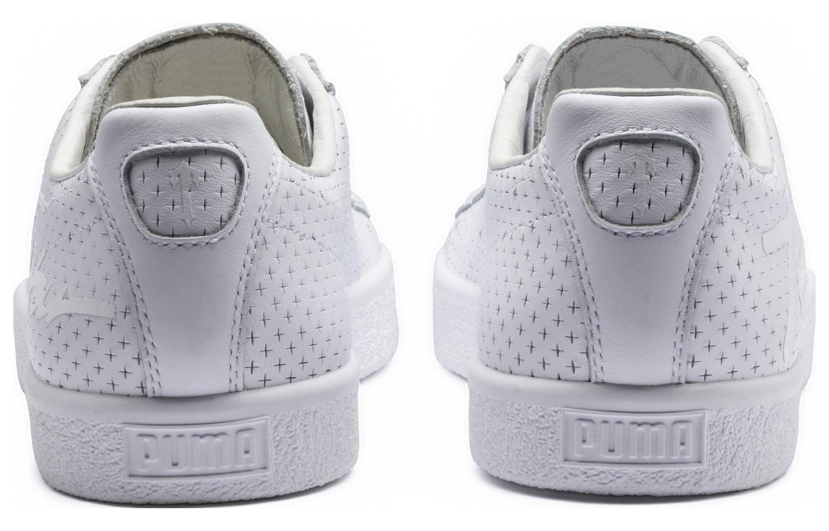 (WMNS) PUMA x Clyde Perforated Trapstar Shoes 'White' 364714-03