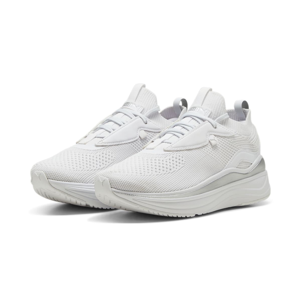 (WMNS) PUMA Softride Sophia Stacked 'White Feather Grey' 378827-07