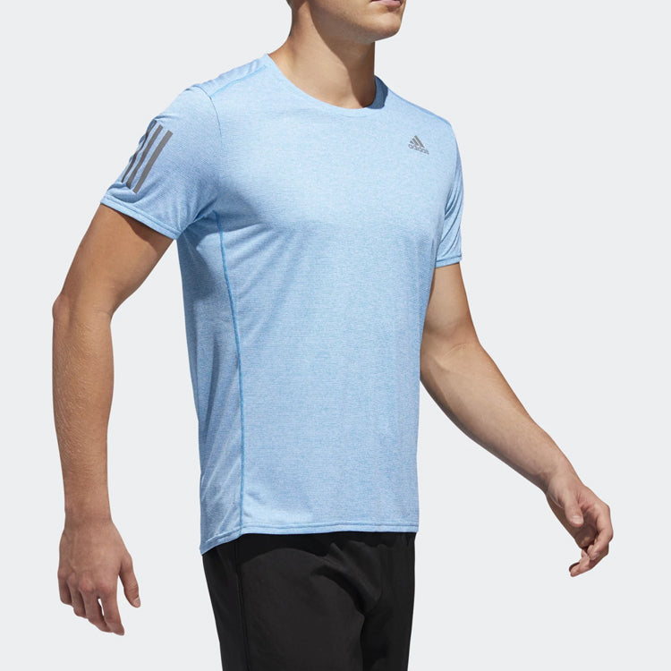 adidas Rs Cooler Ss M Running Sports Short Sleeve Blue DQ2551