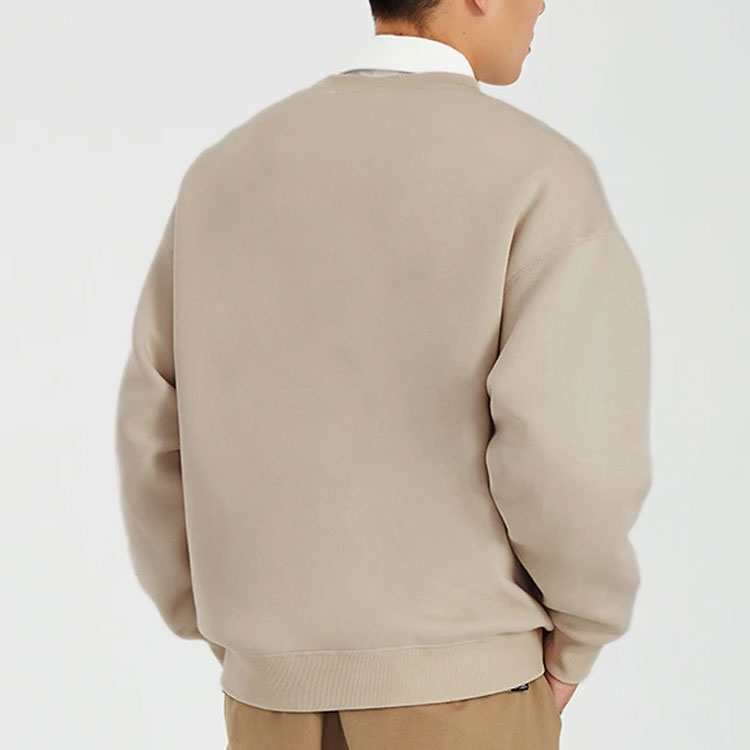 Li-Ning Sports Stylish Series Reversible Loose Round Neck Pullover 'Grey' AWDS085-2