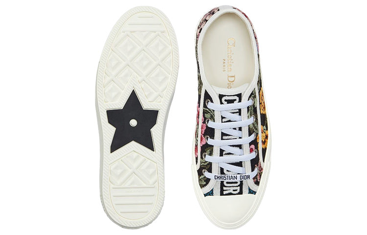 (WMNS) DIOR Walk'n'DIOR Sneaker Black Multicolor Cotton KCK211FWY_S900
