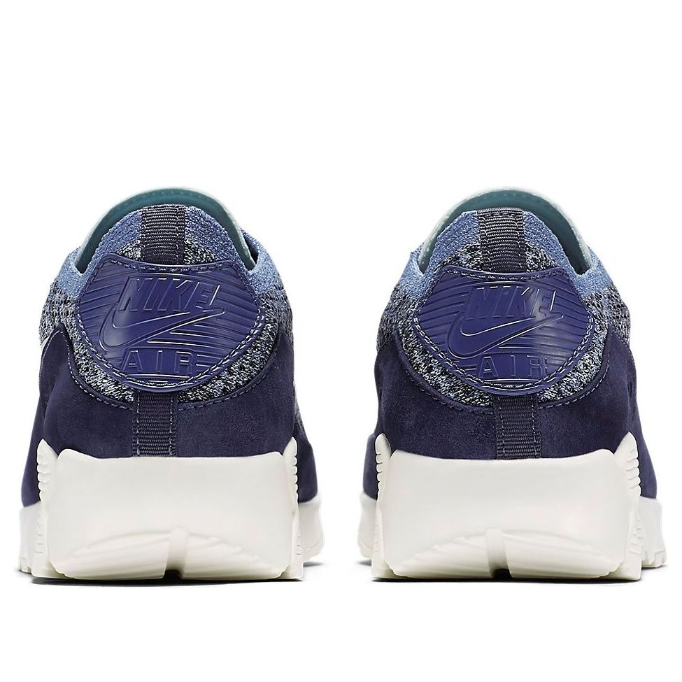 (WMNS) Nike Air Max 90 Ultra 20 Flyknit 'Grey White' 889694-400