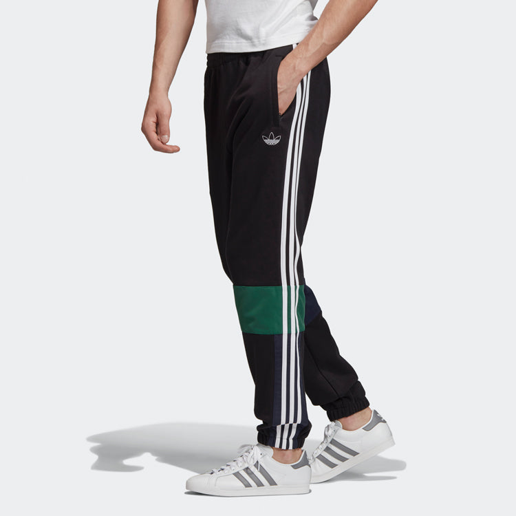 adidas originals SPRT BB Contrasting Colors Sports Pants Black FP7707