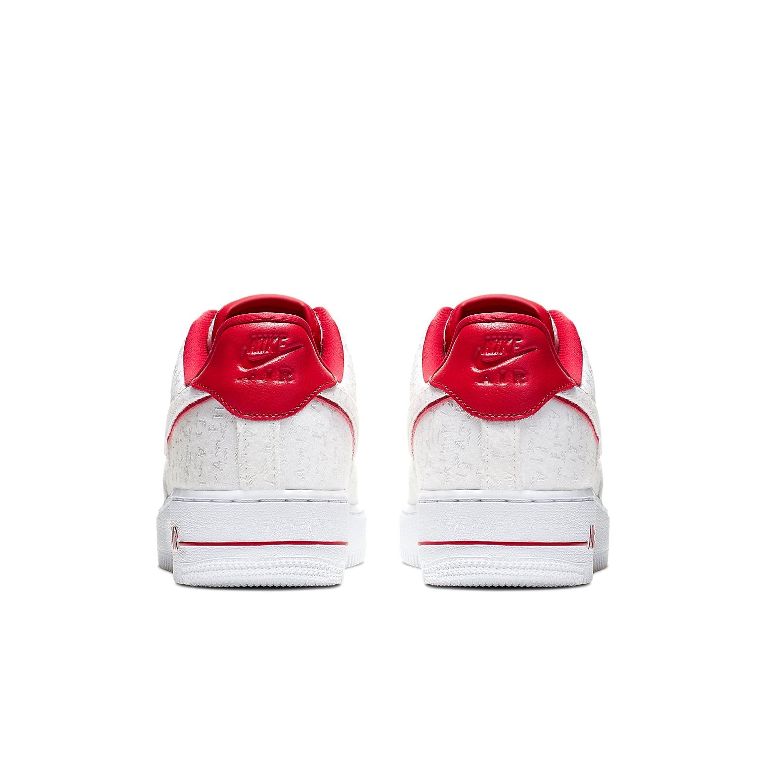 (WMNS) Nike Air Force 1 07 LUX Luxury 'White Red' 898889-101