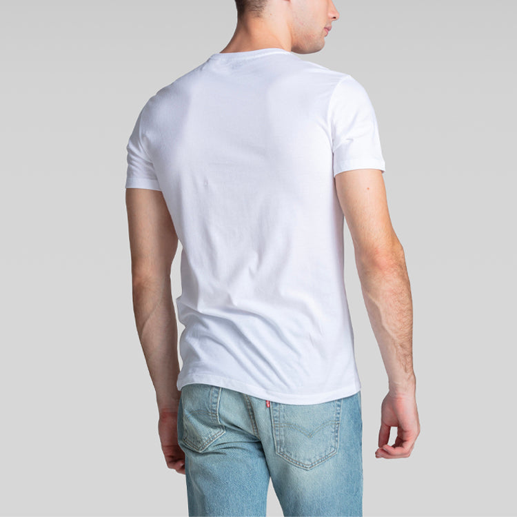 Men's Levis Cotton Round Neck Short Sleeve 2 White 79541-0000