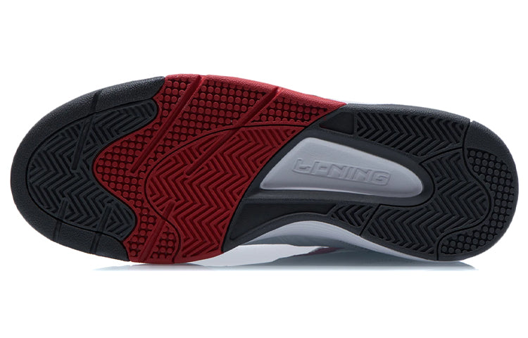 Li-Ning Basketball Shoes 'White Black Red' AGBR081-1