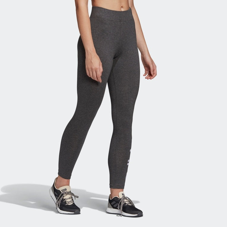 (WMNS) adidas Essentials Linear Leggings 'Black White' DP2386