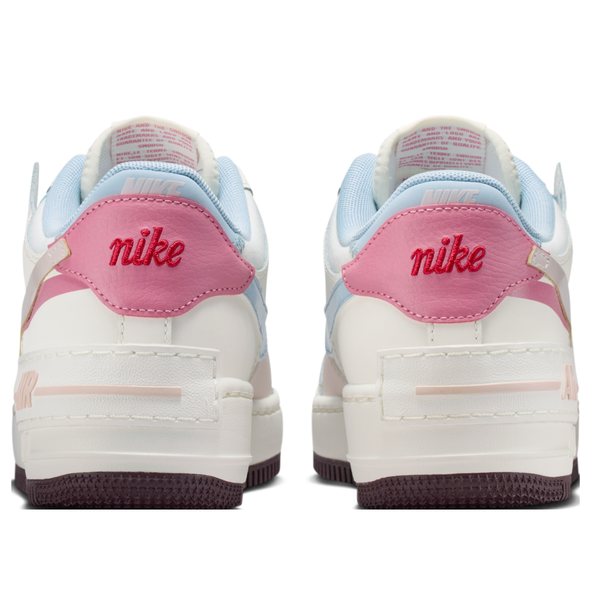 (WMNS) Nike Air Force 1 Shadow 'White Pink Blue' IQ9803-161