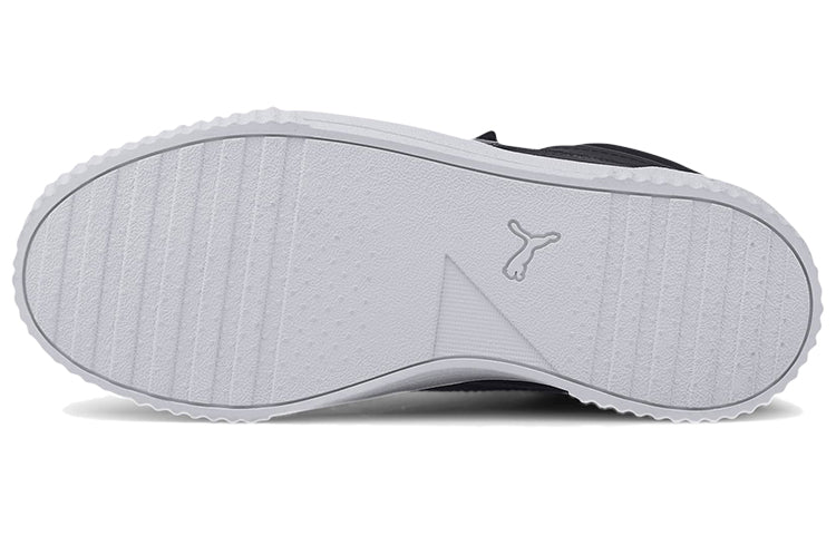 (WMNS) PUMA Carina Mid Black/White Mid Board Shoes 373233-05