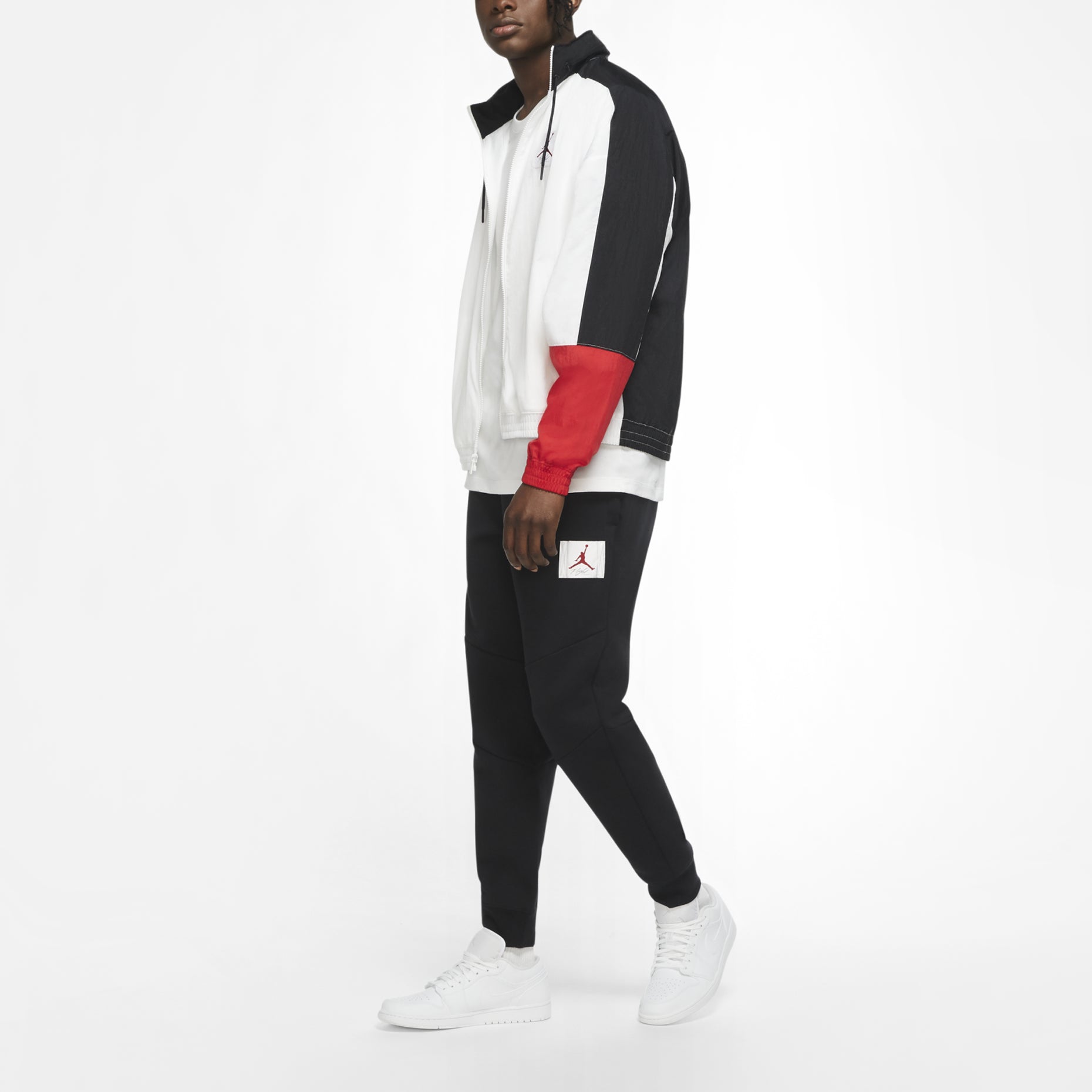 Air Jordan Flight Fleece logo Athleisure Casual Sports Long Pants Black CV6149-010