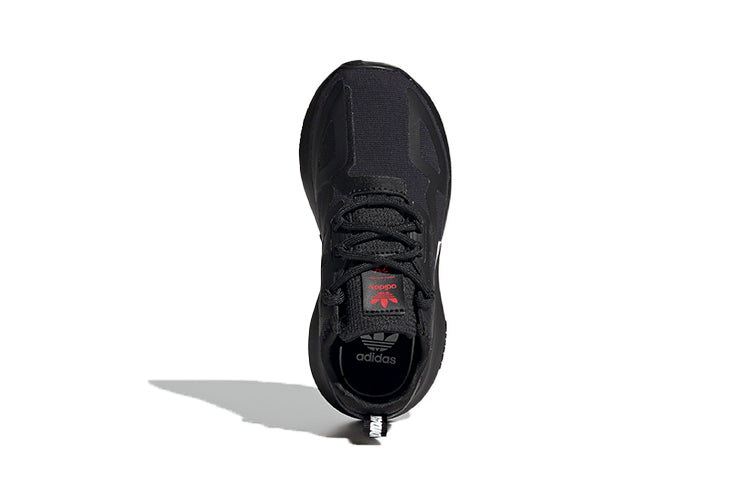 (GS) adidas ZX 2K J 'Wordmark Heel Stripe - Black' FX5226