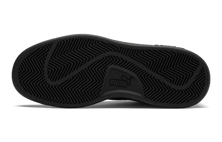 (GS) PUMA Smash V2 Leather 'Black' 365170-01